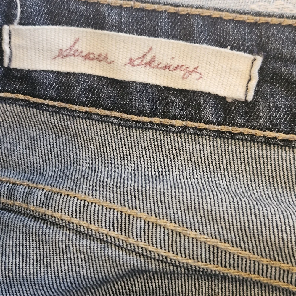 Decree Super Skinny Jeans Womens Size 13 Mid Rise Dark Wash Denim Juniors